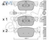 Передние тормозные колодки CIFAM 82211250 для Audi A5 (F5) 2016-2025