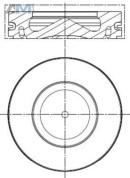 Поршень с кольцами (MAHLE/KNECHT) 081PI00100000 для BMW X3 E83 2006-2010 2.0d