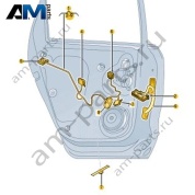 Жгут проводов двери VAG 2G1971694