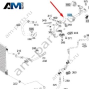 Трубка кондиционера от разъема на клапан Mercedes GLS AMG 63 (M177) A1678303203