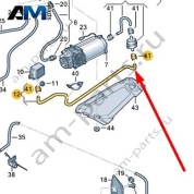 Шланг забора воздуха Audi A6 (C8) 2019-2024 4K0616091A