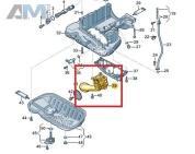 Масляный насос 059115103CP Audi Q8 2019-2026 3.0TDI (50TDI) 286 л.с.