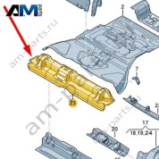 Передний концевой элемент Audi Q8 e-tron 2024-2024/Audi e-tron 2019-2023 4KE802081