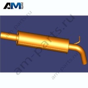 Задний глушитель Skoda Octavia A7 5E0253209