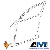 Петля пассажирской двери нижняя A2927200437 Mercedes GLE-Coupe C292