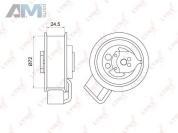 Ролик натяжной ГРМ LYNX для Passat B5 1997-2005 1.8 T 20V (170/150 л.с.) AWM AWL AWT PB-1009