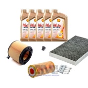 Комплект фильтров для ТО-2/4 Audi A5 (8T) 2.0TFSI с маслом Shell 0W30