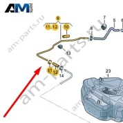 Топливопровод Audi A6 (C8) 2019-2024 4K0261191D