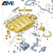 Впускной коллектор VAG 06H133201AP