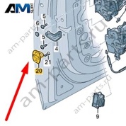 Запорная скоба Audi Q7 (4M) 2016-2024 4M0837033