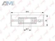 Ролик натяжного механизма LYNX для Tiguan (2007-2011) 1.4 TSI (150 л.с.) CAVA PB-5303