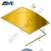 Стекло люка с уплотнителем Audi A6 (C8) Avant/Allroad 2019-2024 4K9877057
