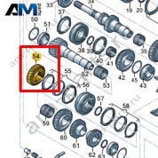 Свободно вращающаяся шестерня VAG 0A5311145BJ