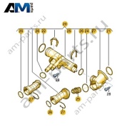 Корпус термостата VAG 03N121026B