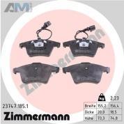 Передние тормозные колодки ZIMMERMANN 23747.185.1  Volkswagen Touareg I (2003-2010)
