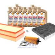 Комплект фильтров для ТО-1/3 Audi Q7 4.2 TDI с маслом Shell 0W30