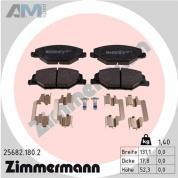 Передние тормозные колодки ZIMMERMANN 25682.180.2 на Volkswagen Polo Sedan (2010-2015)