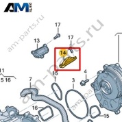 Крышка с уплотнителем VAG 057121484C