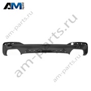 Накладка на бампер черная глянцевая (MPA) 51192469558 BMW 5 серии G30