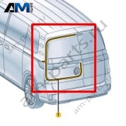 Жгут проводов распашной двери Volkswagen id-Buzz 2023-2024 1T5971695J