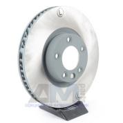 Передний левый тормозной диск Porsche Cayenne (Silver) 95835140301