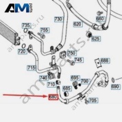 Трубка ГУР низкого давления 63AMG A2124601324 на Mercedes E-class W212