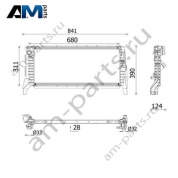 Основной радиатор системы охлаждения MAHLE/KNECHT CR2749000P	 для BMW X1 F48LCI 2019-2023 20d (B47D)