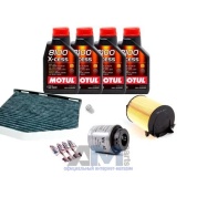 Набор ТО-2/4 для Фольксваген Гольф 5 1.4 TSI 122 л.с. с маслом Motul 5W40