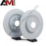 Оригинальные перфорированные задние тормозные диски 356х22 Audi A7 (4G) 4H0615601P