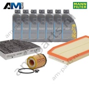 Комплект фильтров MANN с маслом 5W40 229.5 для ТО-1 Mercedes GLE 350