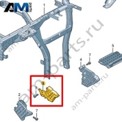 Деформирующийся элемент VAG 11B857890A