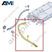 Жгут проводов для АКБ +, соединительный кабель, распределитель потенциалов преобразователь напряжения Volkswagen id3 2020-2024 1EA971227