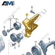 Кронштейн генератора VAG 06M903143AC