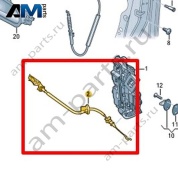 Трос замка передней двери Volkswagen Taos 2021-2023 2GL837085