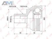 ШРУС наружный LYNX для Golf VI 2008-2012 CO-8009