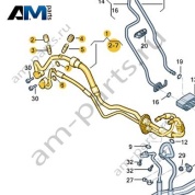 Трубопровод хладагента Audi A8 (D4) 2014-2017 4H6816713