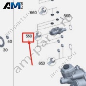 Тормозной цилиндр A2234310700 на Mercedes S-class W223