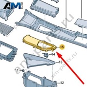 Крышка Audi Q7 (4M) 2016-2024 4M1815389C