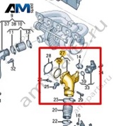 Корпус дроссельной заслонки VAG 07K133066D