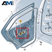 Ограничитель открывания задней Volkswagen id4/id5 2021-2024 11A839249A