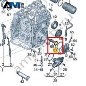 Манжетное уплотнение VAG 0DD301189