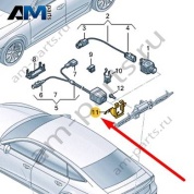 Стопорная скоба Audi A7 (C8) 2019-2024 4K8980553