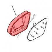 Оригинальная рама зеркала левая Audi A8 (D4) 4H0857239C3Q7