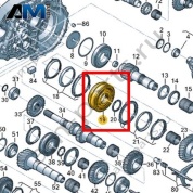 Ступица и муфта синхронизатора VAG 0A5311239G