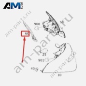 Уплотнитель фонаря крышки багажника левый A1188260700 Mercedes CLA C118/X118