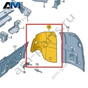 Накладка для лонжерона Volkswagen id-Buzz 2023-2024 1N3802363