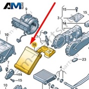 Испаритель Audi A8 (D5) 2018-2024 4N0820105