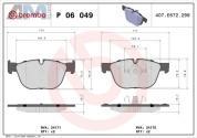 Керамические передние колодки (P06049X) Brembo для BMW X5 (F15) 25d/25dX/28i