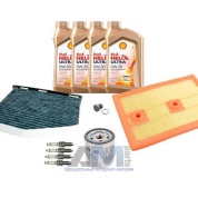 Комплект фильтров для ТО-2 Caddy 1.2/1.4 TFSI с маслом Shell 0W30