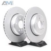 Оригинальные задние тормозные диски 345X24 34216763827 на BMW 5 Серии (E60) 530d/530i